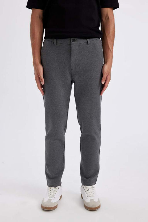 Индивидуальные брюки прямого кроя с карманами стандартного кроя - Defacto фото 5