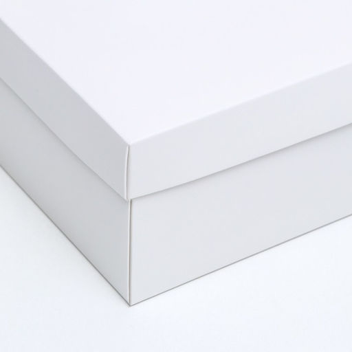 Цена за 5 шт. Коробка подарочная складная, упаковка, «Белая», 30×20×9 см