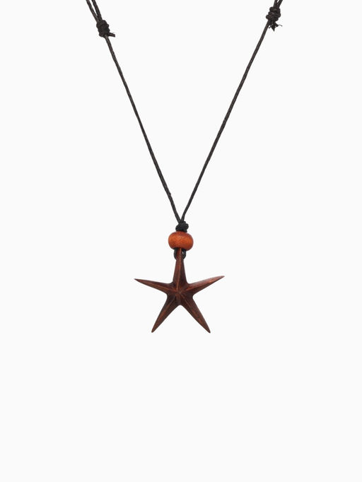 Кулон «Морская звезда», дерево соно