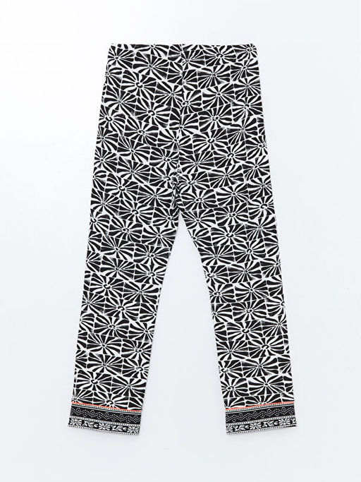 Beli Lastikli Desenli Kad?n Pijama Alt?