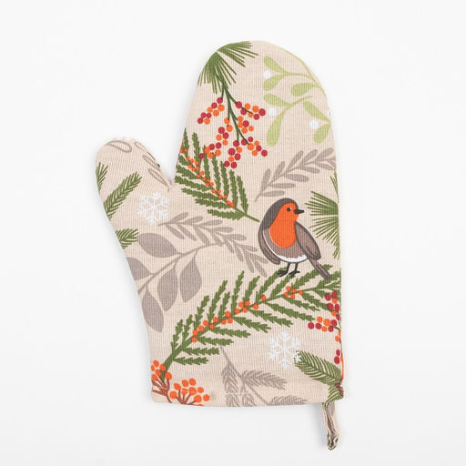 Цена за 2 шт. Варежка-прихватка Доляна Bullfinch 20×27 см, 100% хлопок, ватин 250 г/м²