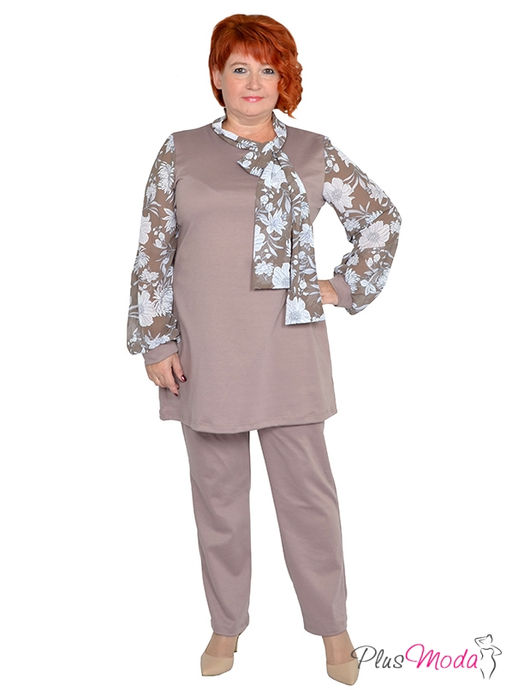 Туника Модель №1370 размеры 44-84 - Plusmoda фото 4
