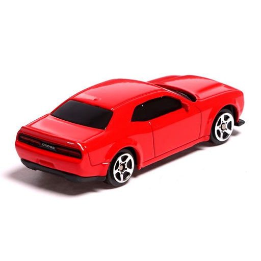 Машина металлическая DODGE CHALLENGER SRT DEMON, 1:64, цвет красный - Автоград фото 3