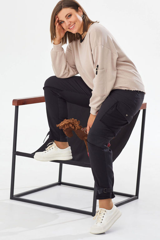 Брюки BegiModa 6035 черный  фото 7