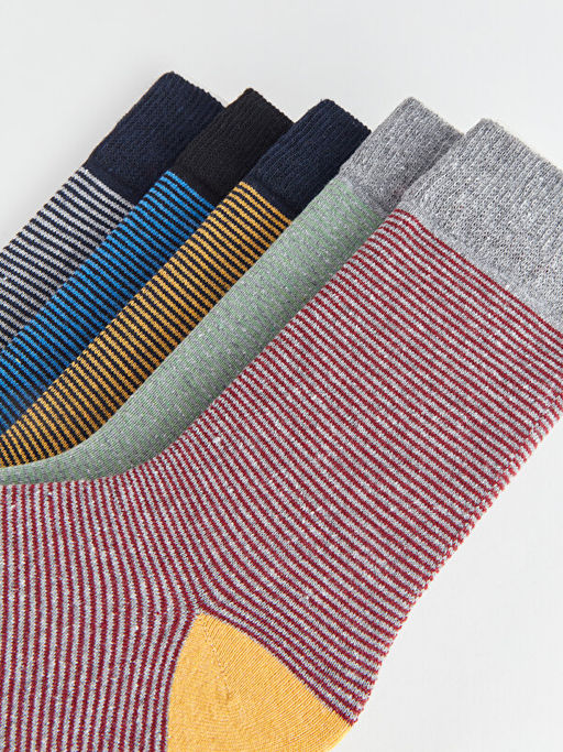 Desenli Erkek Soket ?orap 5li - Waikiki фото 3