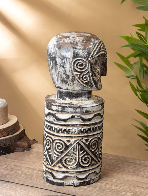 Сувенир «Истукан», 16×16×40 см, дерево