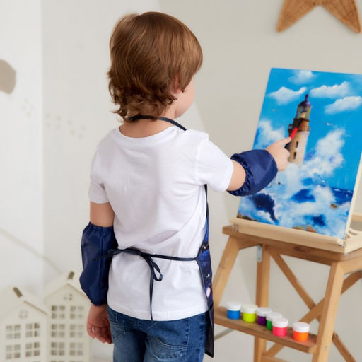 Фартук с нарукавниками детский Этель Робот, 49 х 39 см  фото 5