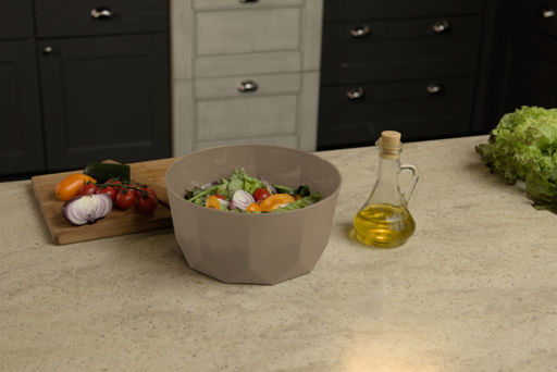 Салатник Plast Team STOCKHOLM 4,6 л шоколадный мокко PT171210015,,