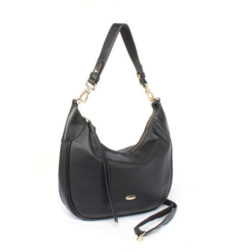 Сумка женская искусственная кожа DJ-CM 6743-BLACK, 1отд, плечевой ремень, черный SALE 257672