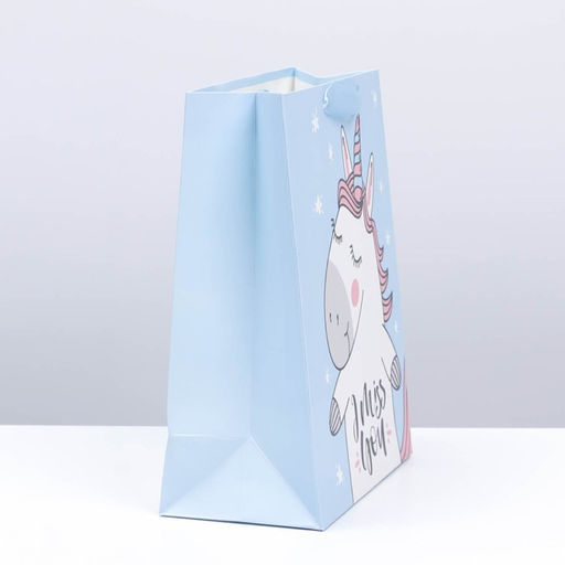 Цена за 12 шт. Пакет Miss you, 14 х 11 х 6,5 см - Дарите счастье фото 2