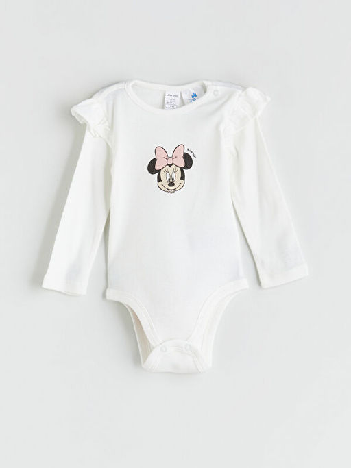 Minnie Mouse Lisansl? K?z Bebek ??t??tl? Body 2li