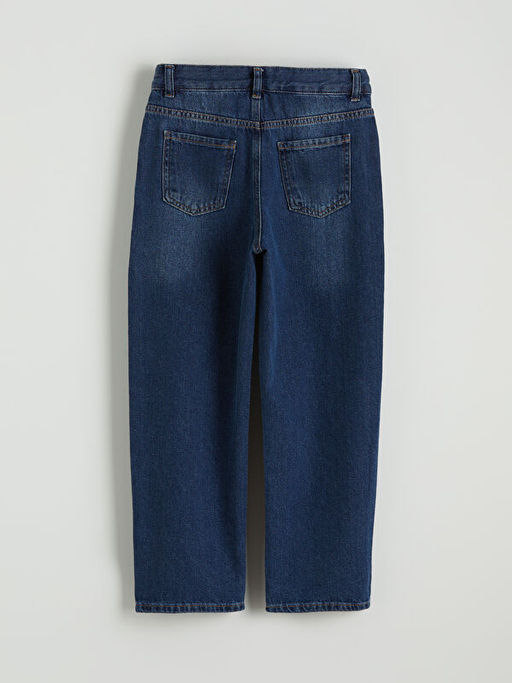 Y?rt?k Detayl? Erkek ?ocuk Jean Pantolon