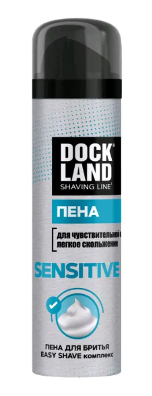 DOCKLAND пена д/бритья 200мл Сенситив