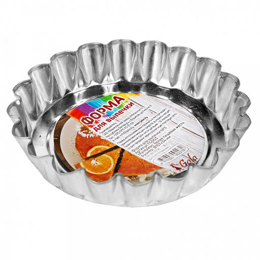 Форма для запекания металлическая д15,7см, h3,4см, круглая, (Россия)