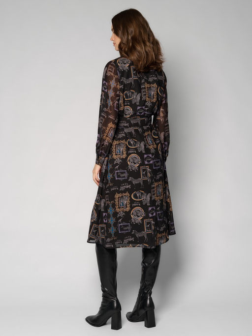 Платье женское 12411-35116 multicolor-black - Eleganzza фото 2