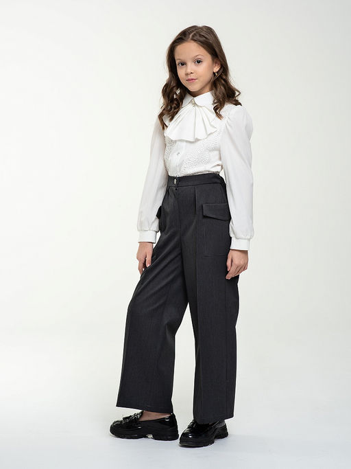 Школьные брюки для девочки Mooriposh, модель 0429