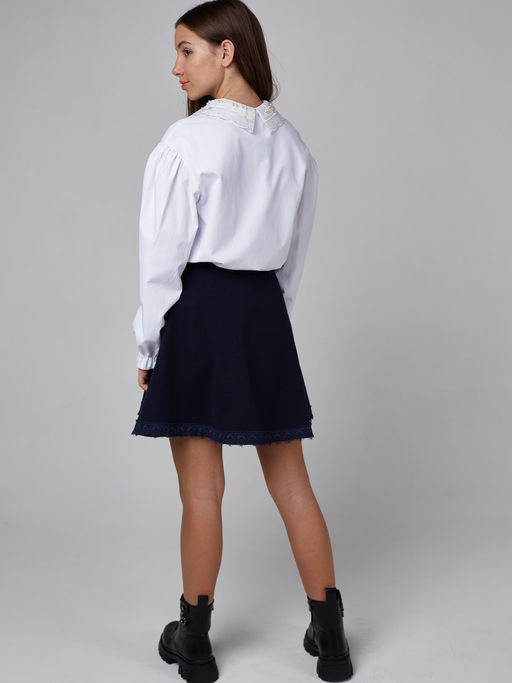 Блузка текстильная молочный 232232112 - Nota bene фото 5