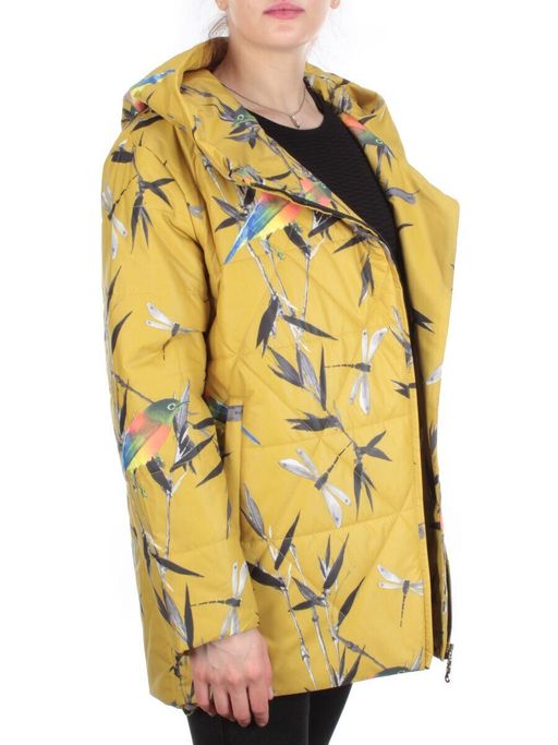 806 YELLOW Куртка демисезонная женская (100 гр. синтепон) - Фабричный китай фото 6