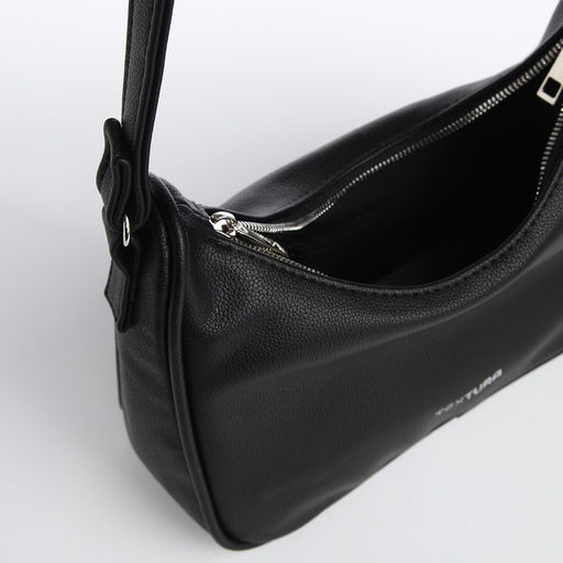 Сумка женская TEXTURA, багет, маленький размер, цвет чёрный  фото 10