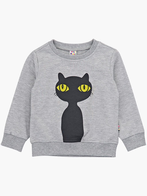 Комплект для девочки с брюками UD 2015 серый|черный - Mini maxi фото 3