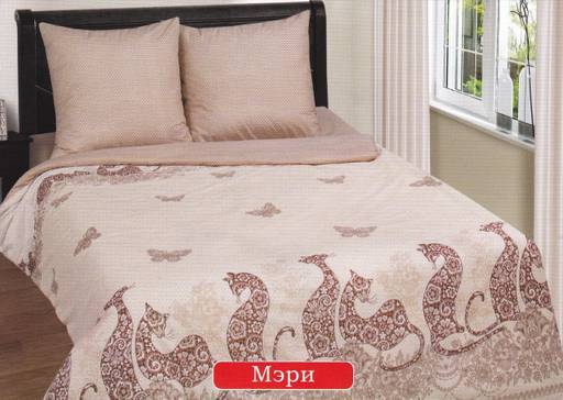 Постельное белье - Поплин Deluxe Мэри 1,5-спальный - Luteks фото 2