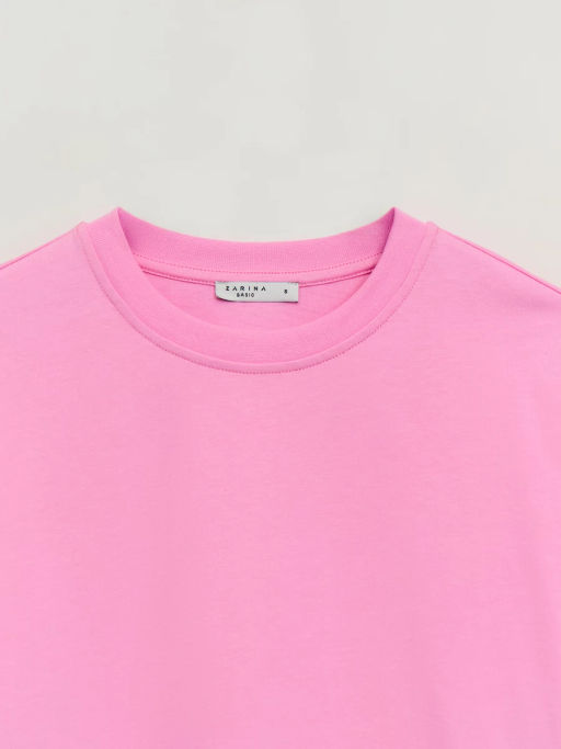 Базовая футболка оверсайз из хлопка / Zarina