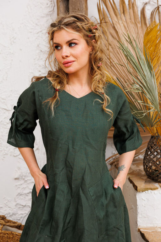 Платье AMORI 9731 изумруд  фото 2