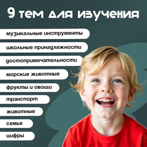 Обучающий планшет «Мои первые английский слова», звук, свет