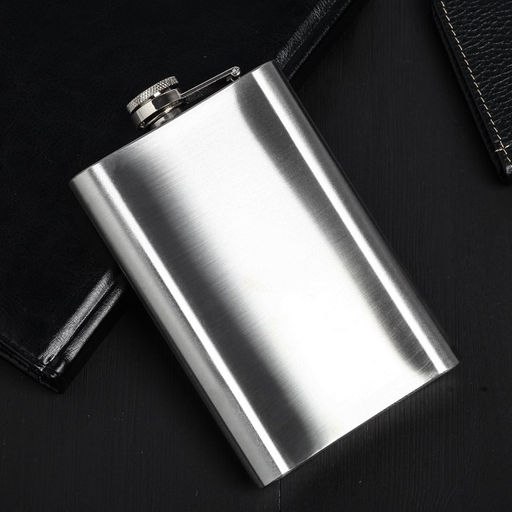 Фляжка ШБ, 270 мл, серебристая