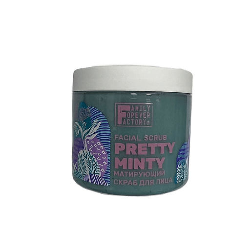 Family Forever Organic Boom Скраб для лица Матирующий "Мятный-приятный" 200мл