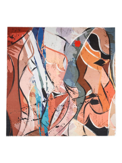 Платок жен. виск+шерсть 130х130 LG33-951-16