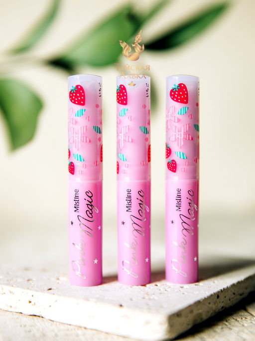Бальзам д/губ с Проявляющимся Оттенком Клубничный MISTINE (розовый), 1,7 гр  фото 2