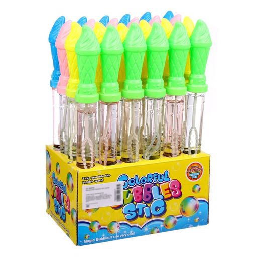 Цена за 24 шт. Мыльные пузыри Мороженки МИКС - Funny toys фото 3