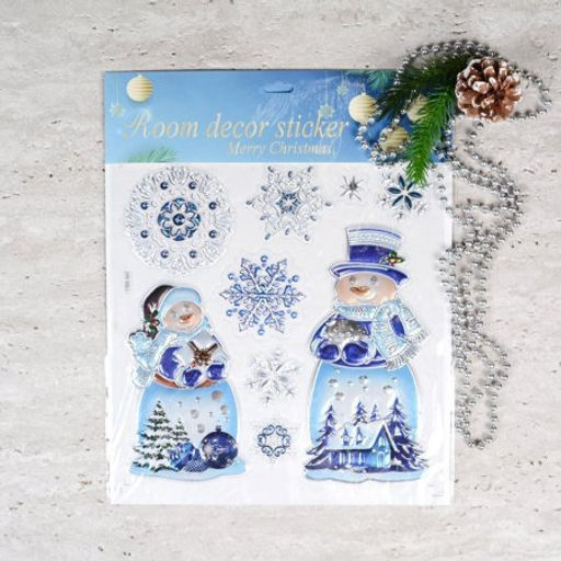 Наклейка новогодняя 38х30 Новый год / 610-286 /уп 12/420/ - Галеонтрейд фото 2