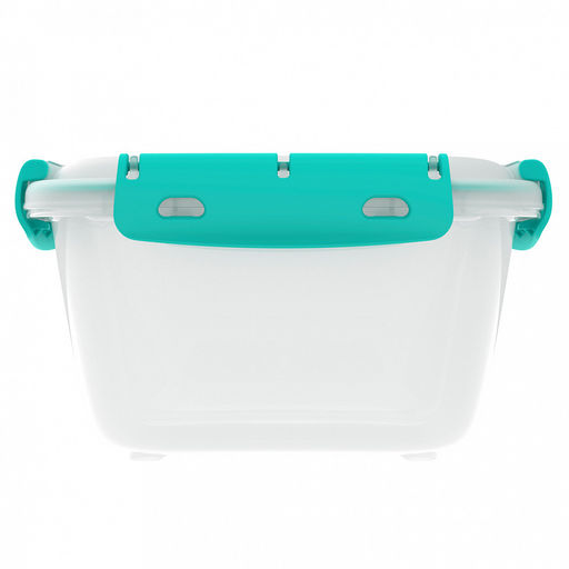 Контейнер для продуктов 2,5л, 23,4х19,4?х10,6см, с клипсами, уплотнитель, полипропилен, подходит для СВЧ (Россия) - Домашняя мода фото 4