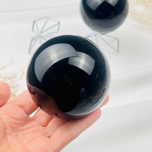 Шар из черного Обсидиана