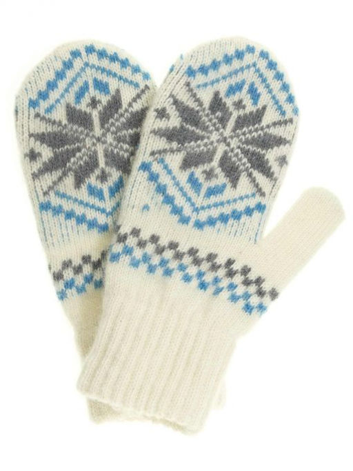 Варежки женские Звезда три цвета - Рассказовские варежки фото 9