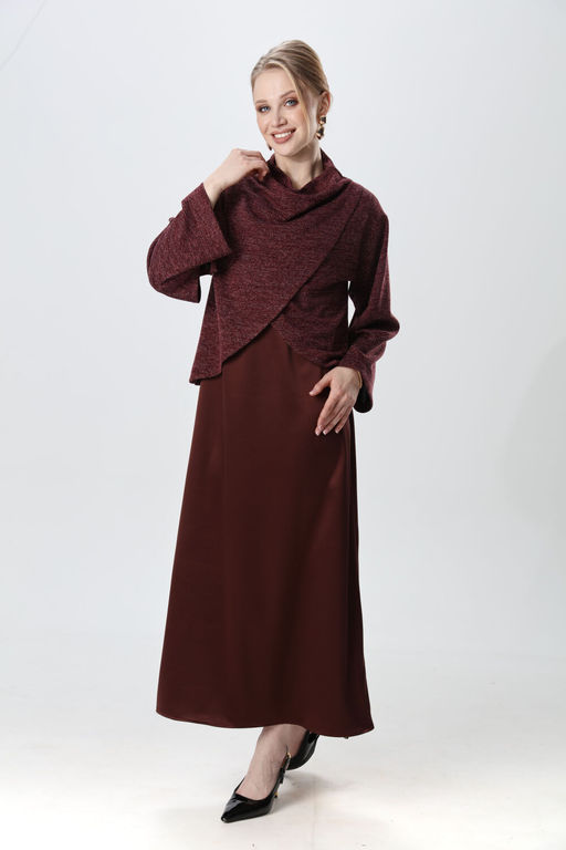 Костюм NIKVA н1015-4 махагон  фото 8