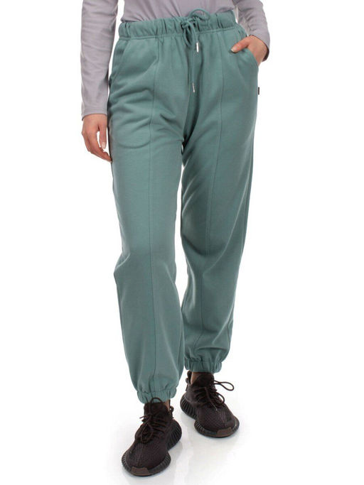 MC905-1 MENTHOL Брюки спортивные женские (100% хлопок) - Фабричный китай фото 7