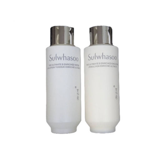 Набор миниатюр Тонер и Эмульсия омолаживающие восстанавливающие SULWHASOO The Ultimate S Enriched Water & Emulsion Emulsion, 25ml+25ml