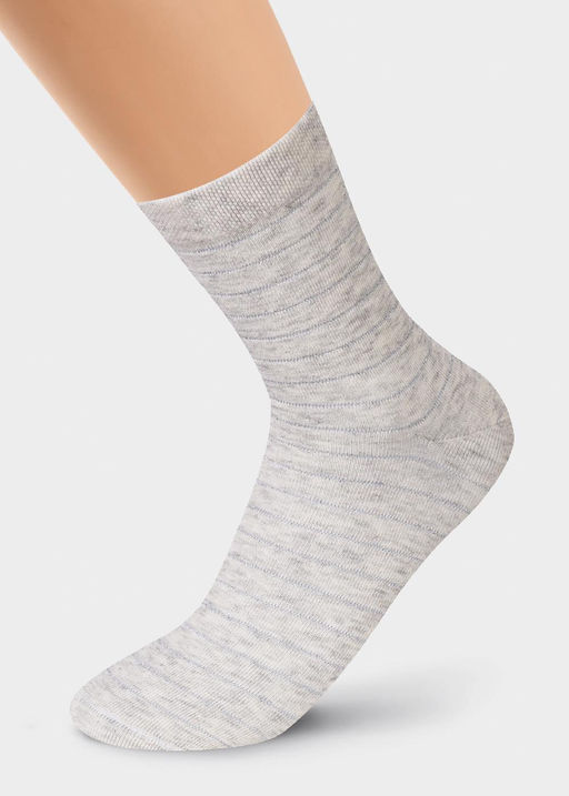 CLE Носки жен.Д299 люрекс хл+эл меланж св.коричневый - Clever wear фото 5