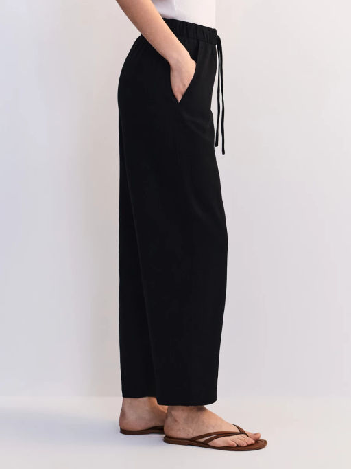 Льняные брюки с эластичным поясом ZR2605012106-50 / Zarina