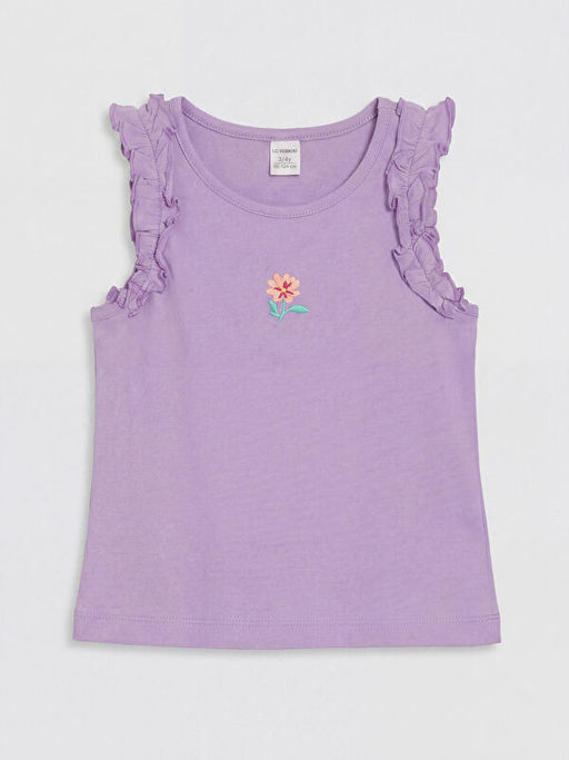 Bisiklet Yaka Nak??l? K?z ?ocuk Atlet 2li