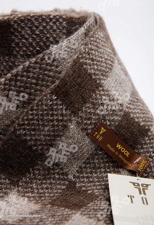 Шарф из 100% монгольской шерсти (арт. 05123) - Mongolka фото 5