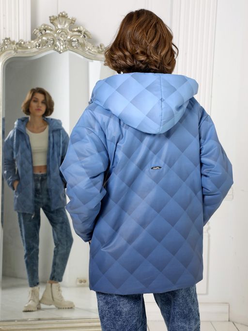 23127 Куртка синий - Dizzyway фото 5