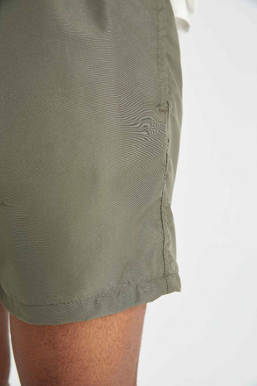 Шорты для плавания выше колена стандартного кроя на сетчатой подкладке - Defacto фото 5