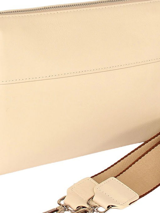 Сумка женская натуральная кожа GU 163-6065, 3отд, 2плеч/рем, молочный SALE 265764 - Adelia фото 4