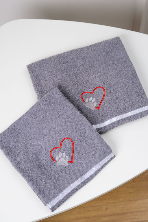 14418/9 Полотенце Лапка сердце - Натали фото 2