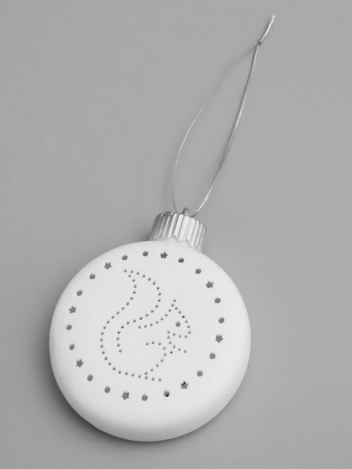 Ёлочный шар Белка, 8.73.19.8 см, 1 LED, от батареек LR443, свечение тёплое белое - Luazon lighting фото 3