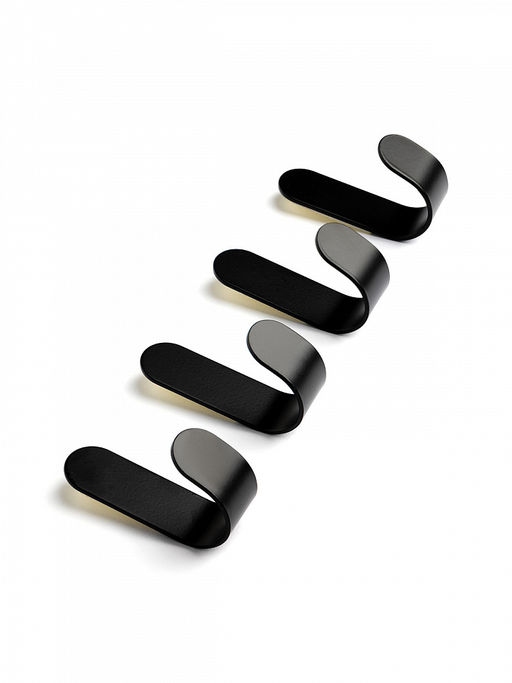 Крючок на липучке 5,5x1,8 черный железо - Lucky фото 2